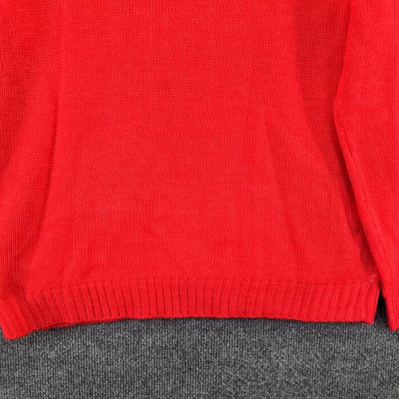 Merry Christmas Women's Christmas Tree Sweater Red S/M LED Lights W/Tags - Picture 7 of 11